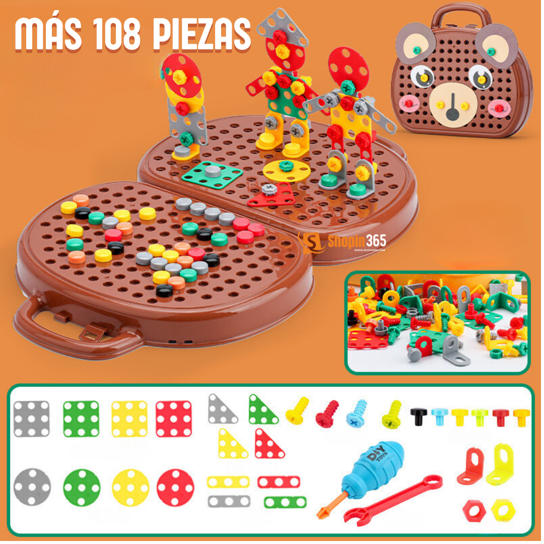 🛠️ TABLERO MONTESSORI QUE TRANSFORMA EL APRENDIZAJE EN DIVERSIÓN 🌟