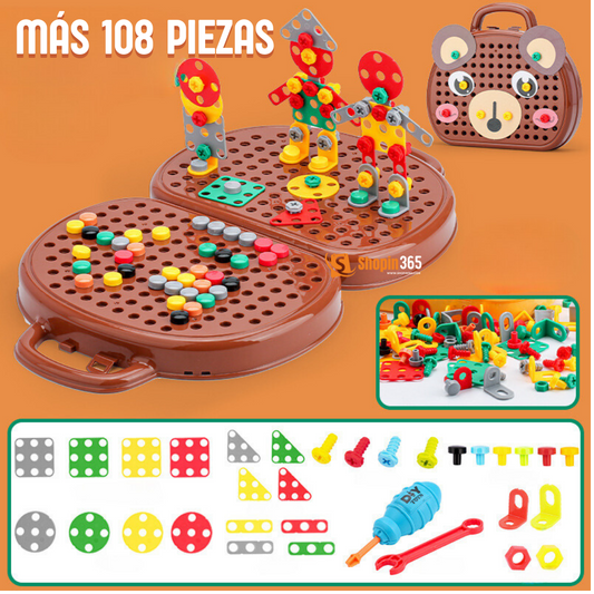 🛠️ TABLERO MONTESSORI QUE TRANSFORMA EL APRENDIZAJE EN DIVERSIÓN 🌟