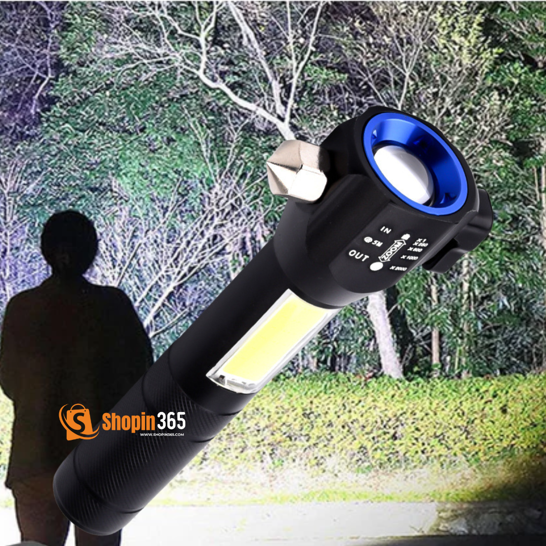 🚨 Linterna Martillo 7 en 1 que Puede Salvar tu Vida ⚡