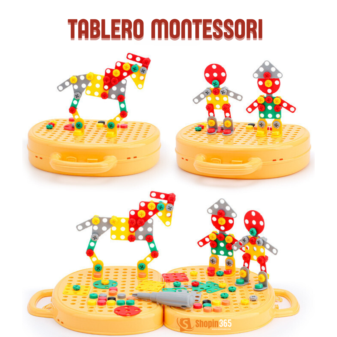 🛠️ TABLERO MONTESSORI QUE TRANSFORMA EL APRENDIZAJE EN DIVERSIÓN 🌟