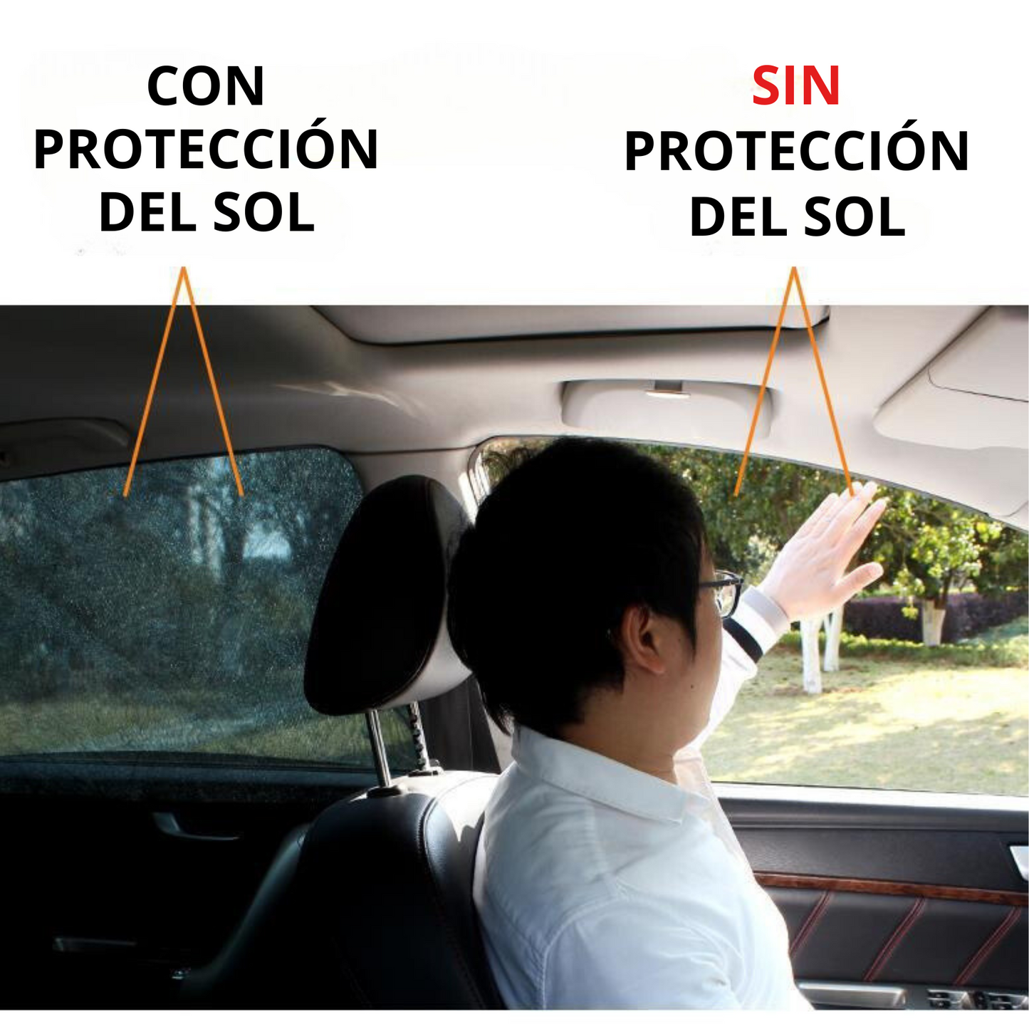 PACK VIAJERO 🏜️ LENTES VISIÓN HD 😎 + MALLA PARA AUTO 🚗