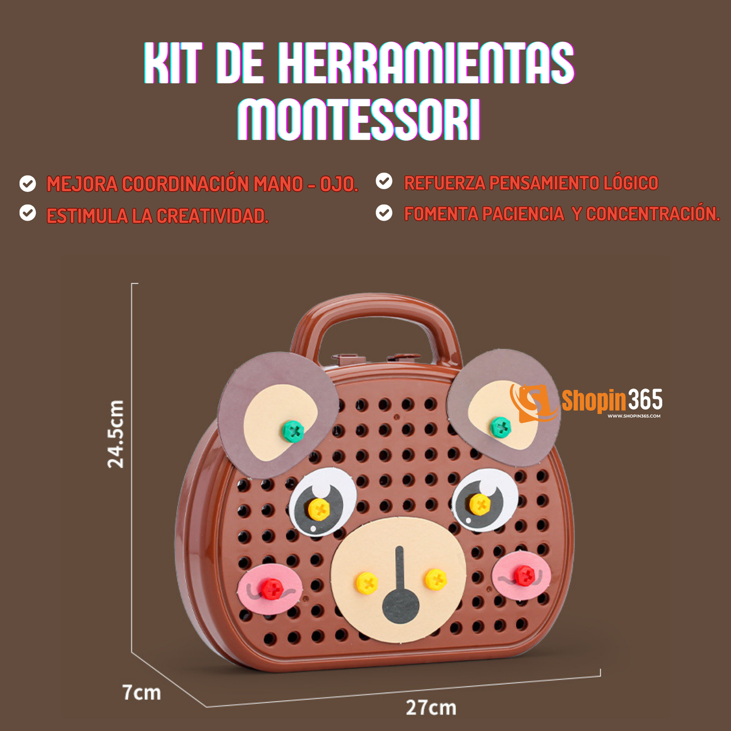 🛠️ TABLERO MONTESSORI QUE TRANSFORMA EL APRENDIZAJE EN DIVERSIÓN 🌟