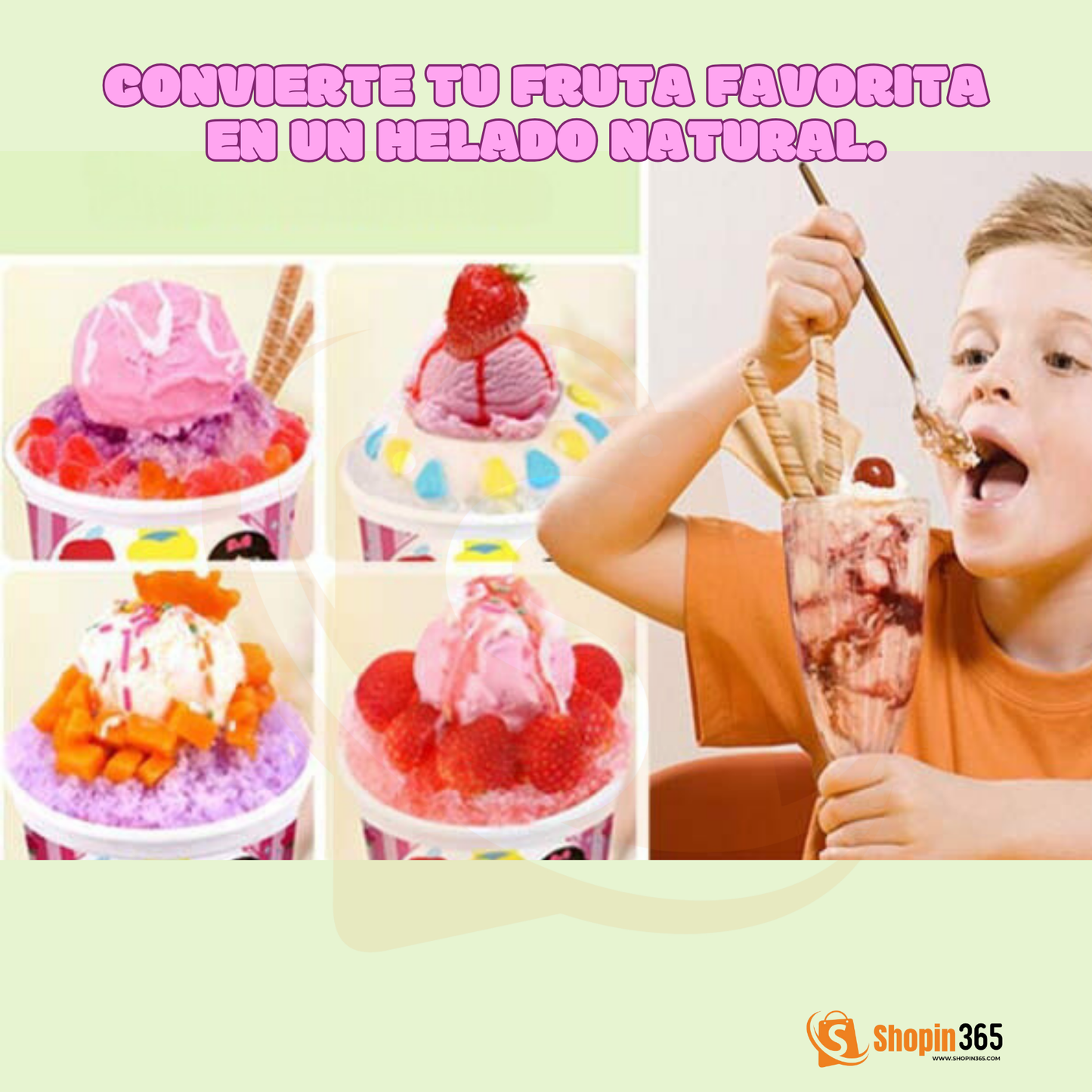 Máquina Helados 100% Natural