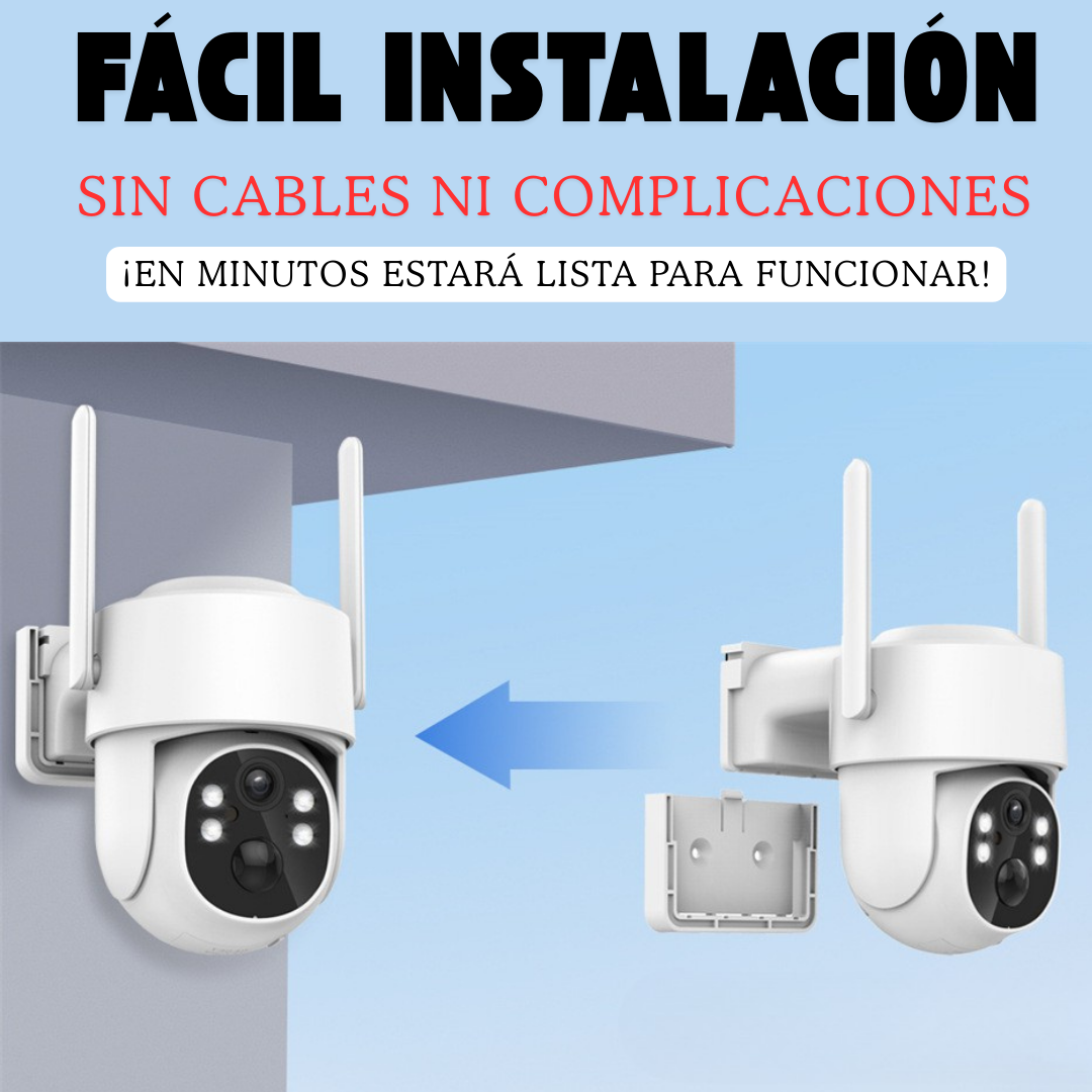 CAMARA DE VIGILANCIA CON PANEL SOLAR Y CHIP