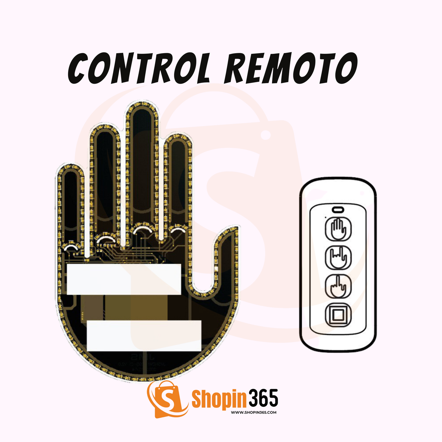 PACK POR EL MES DE LA MUJER: MANO LED + GAS PIMIENTA 🚫🚷