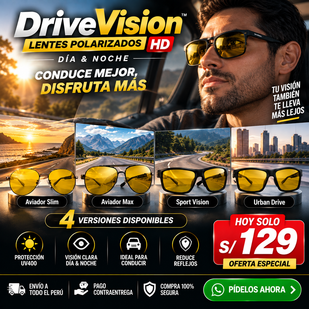 NUEVOS LENTES DRIVEVISION HD