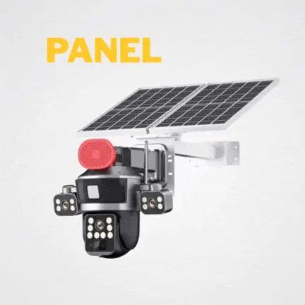 🚨 NUEVA CÁMARA 🎦 TRIPLE LENTE DELUXE+ Doble Panel Solar+ IA