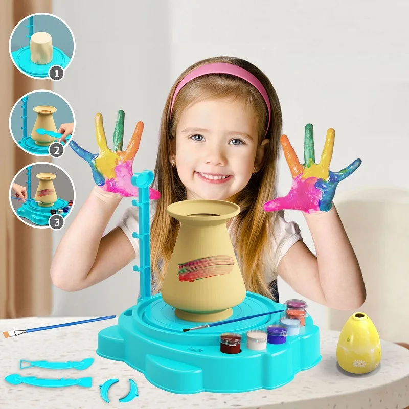 🎨 Máquina para moldear cerámica para niños Kawaii ✨
