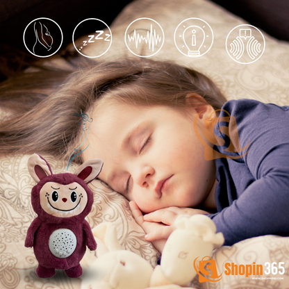 🧸Peluche súper suave con sonido de ruido blanco y luces✨