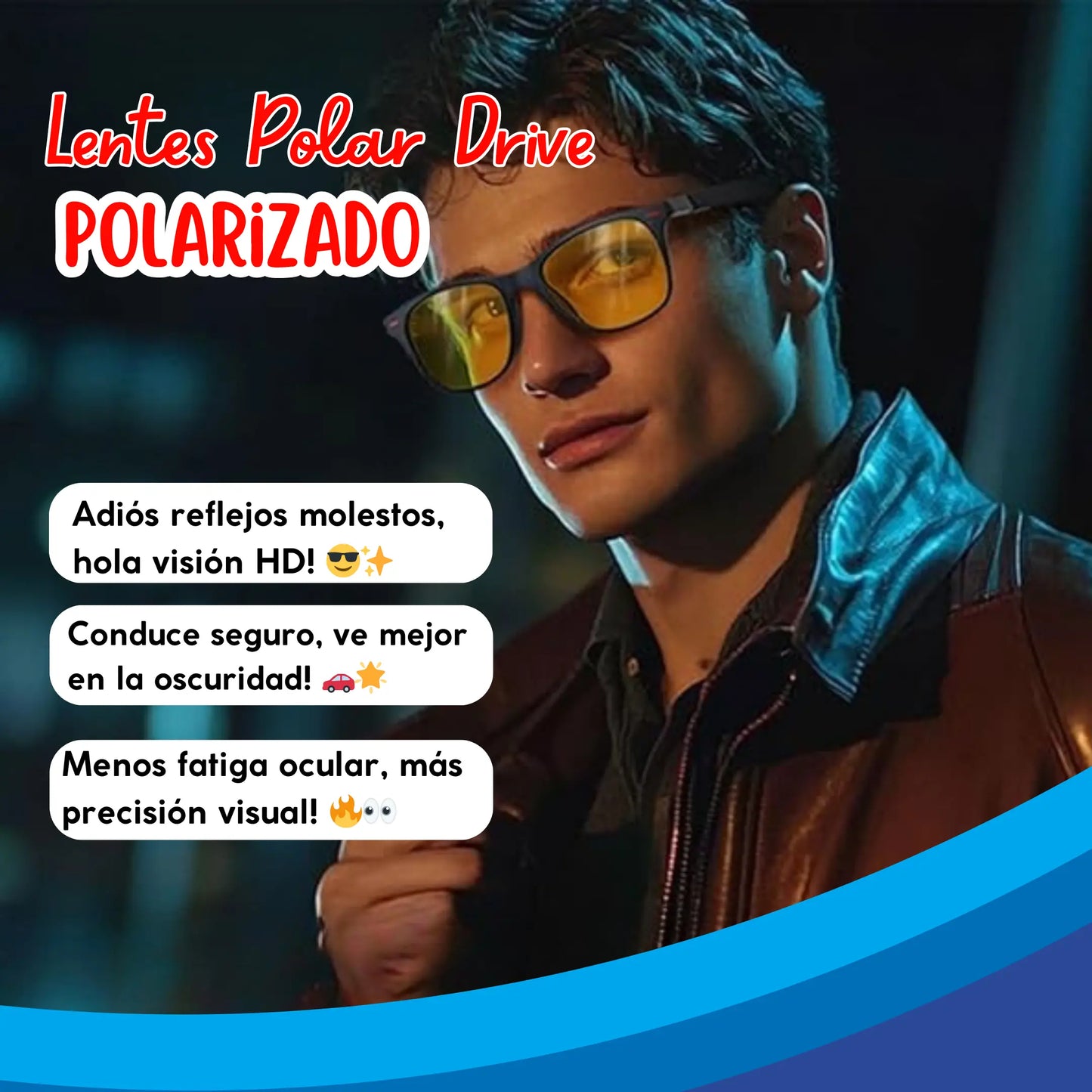 Lentes Polarizados para una buena Visión de Día Nocturna Nítida y REAL