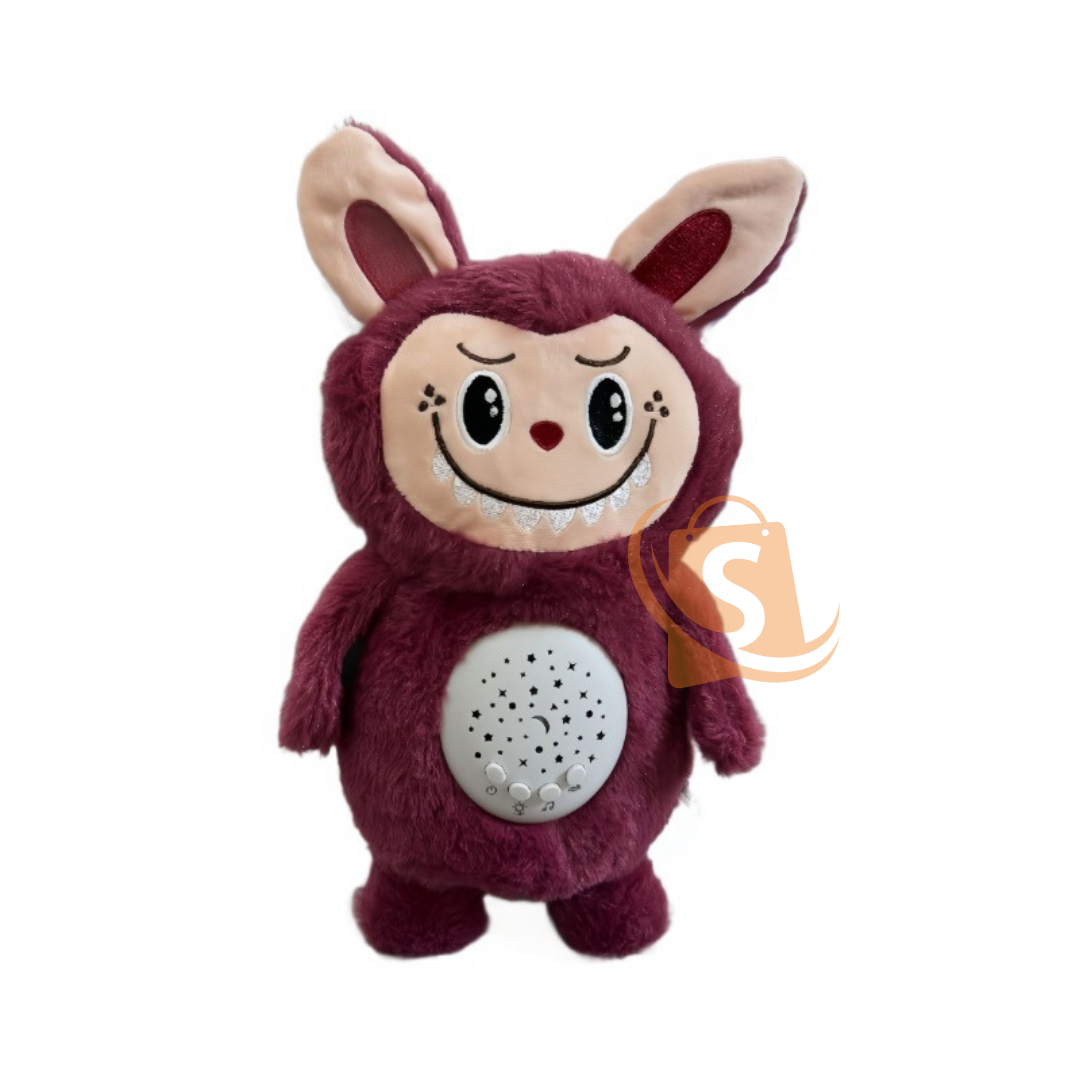 🧸Peluche súper suave con sonido de ruido blanco y luces✨