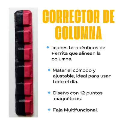 Corrector de Columna con Imanes