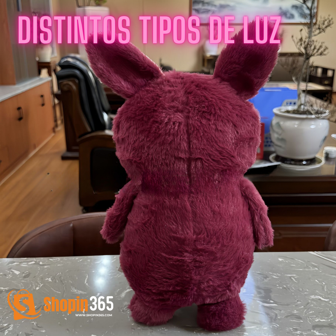 🧸Peluche súper suave con sonido de ruido blanco y luces✨