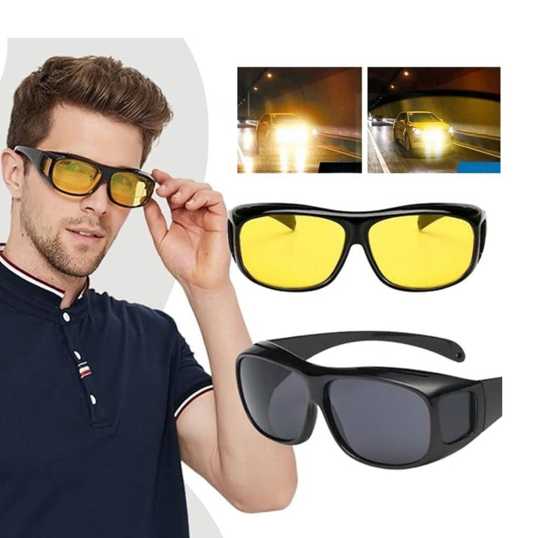 PACK VIAJERO 🏜️ LENTES VISIÓN HD 😎 + MALLA PARA AUTO 🚗