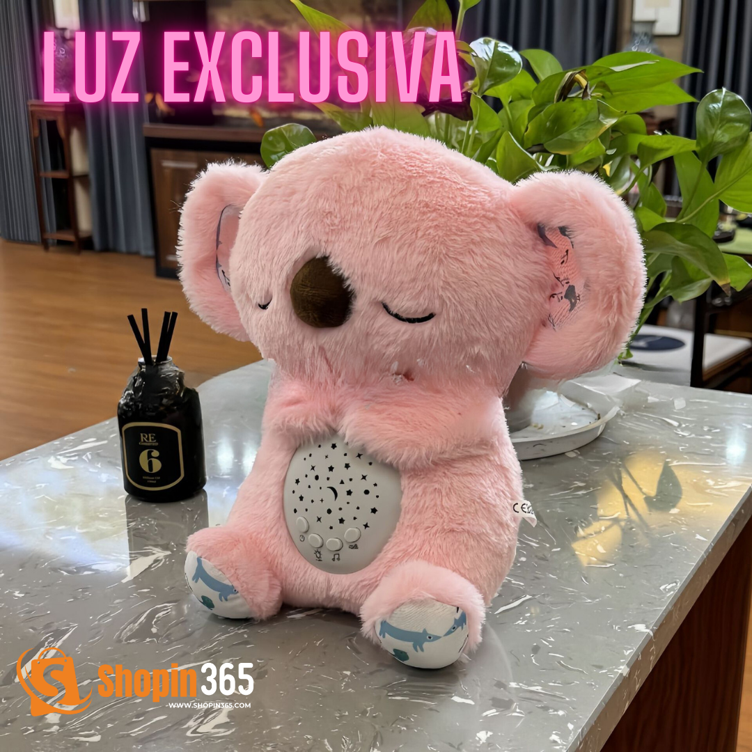 🧸Peluche súper suave con sonido de ruido blanco y luces✨