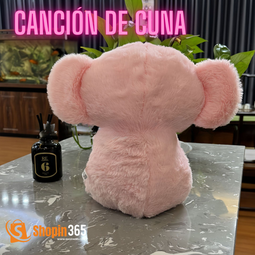 🧸Peluche súper suave con sonido de ruido blanco y luces✨