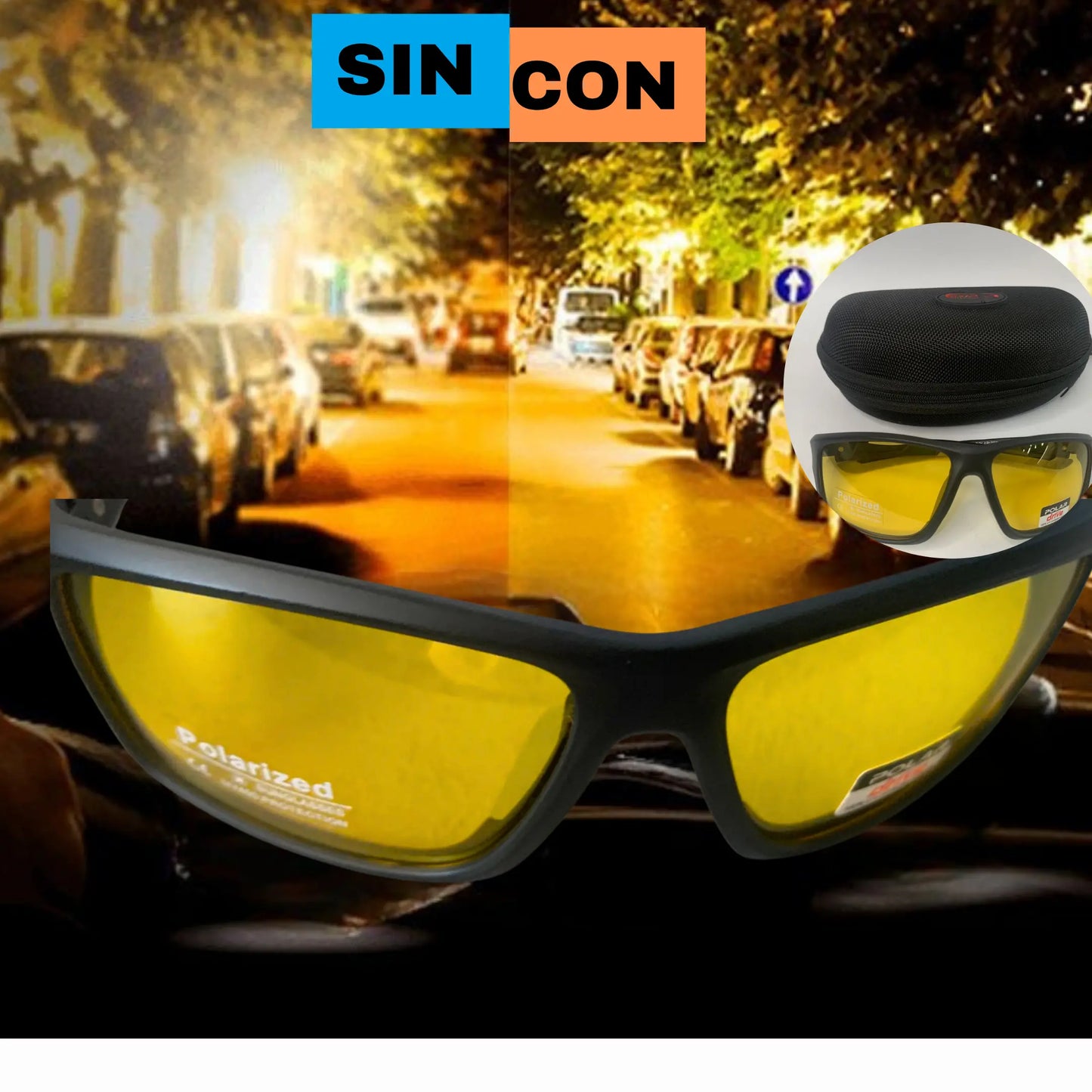 Lentes Polarizados para una buena Visión de Día Nocturna Nítida y REAL