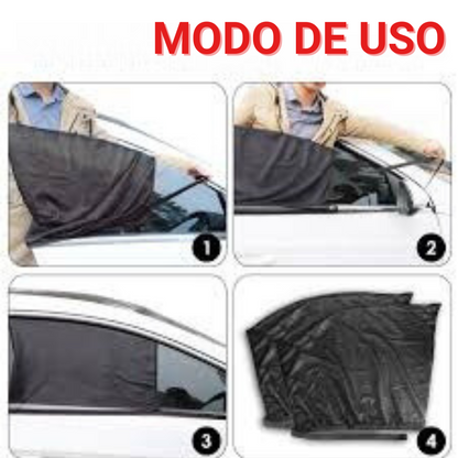 PACK VIAJERO 🏜️ LENTES VISIÓN HD 😎 + MALLA PARA AUTO 🚗