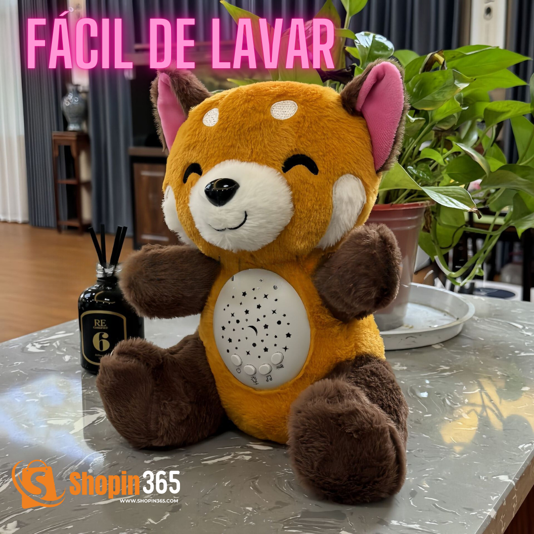 🧸Peluche súper suave con sonido de ruido blanco y luces✨