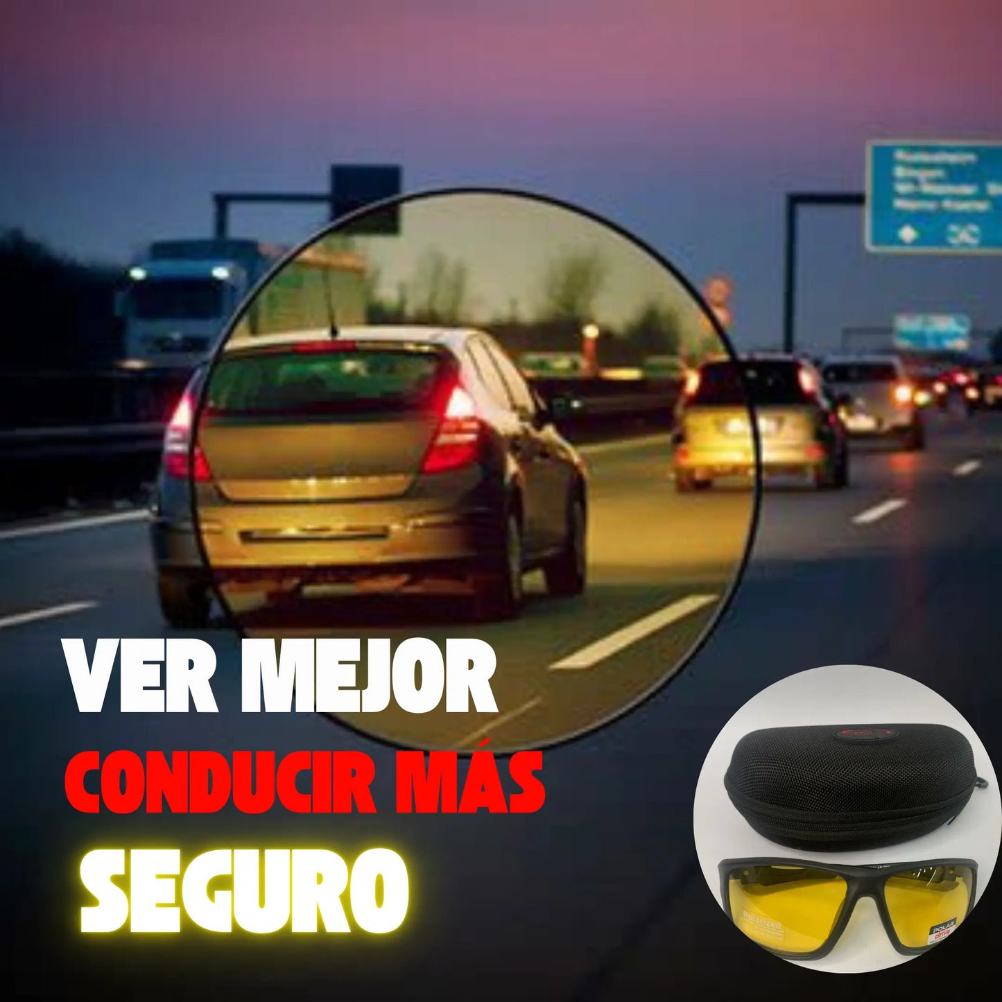 Lentes Polarizados para una buena Visión de Día Nocturna Nítida y REAL