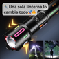 🔦 Linterna Láser LED Multifuncional - ilumina Hasta 200m