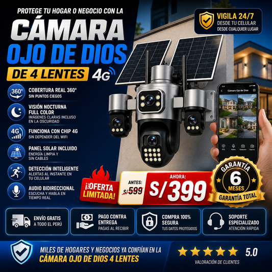 NUEVA CÁMARA OJO DE DIOS 4G