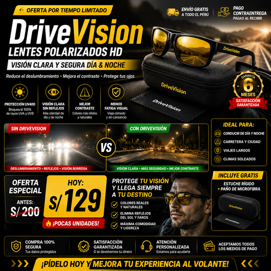 NUEVOS LENTES DRIVEVISION HD