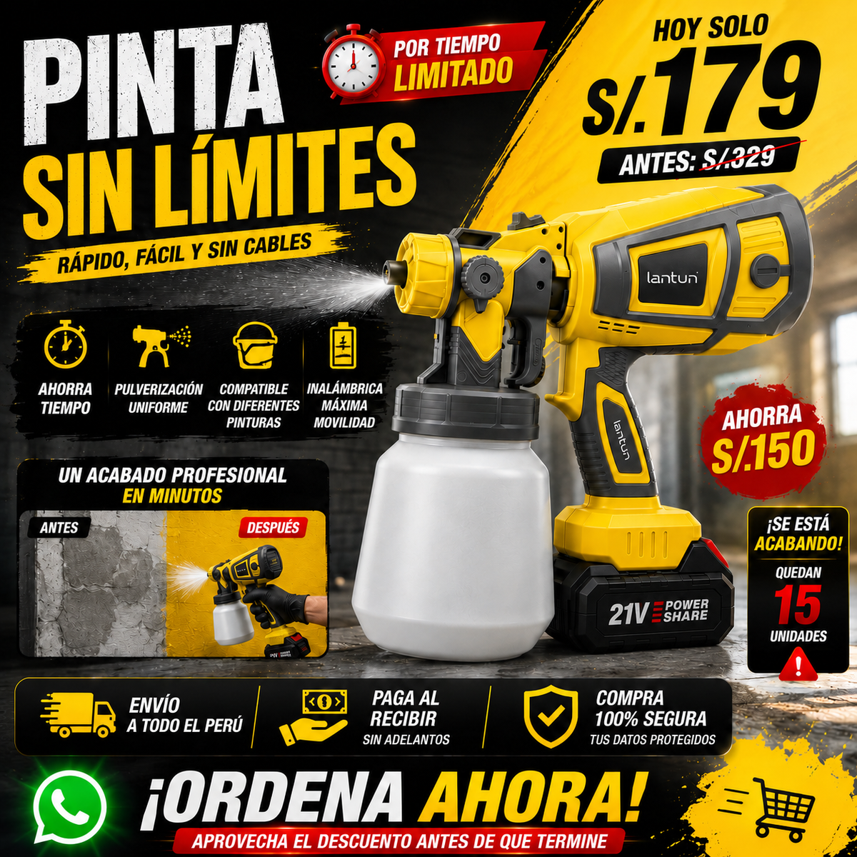 Pistola Pulverizador De Pintura