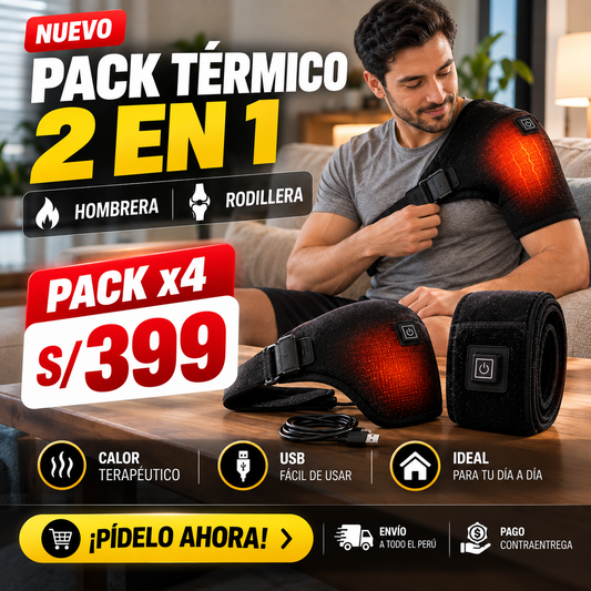 Pack Térmico Hombrera + Rodillera