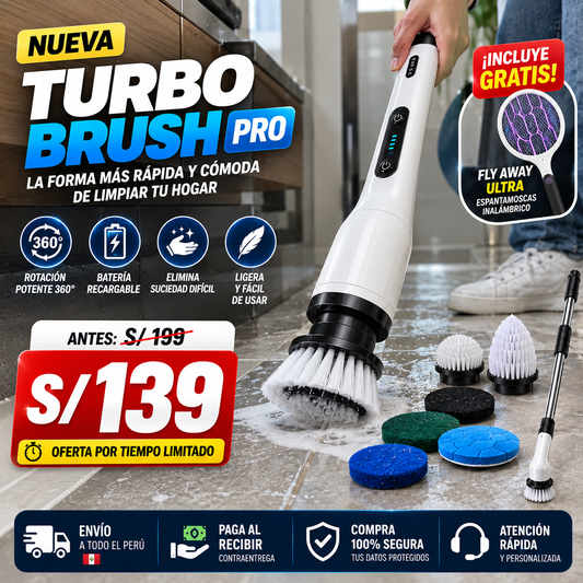 Nuevo Cepillo Turbo Brush Pro