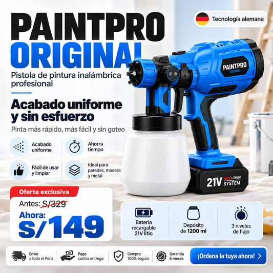 PISTOLA DE PINTURA PAINTPRO ORIGINAL