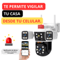 CAMARA TRIPLE LENTE 🚨Vigilante personal: Escucha, habla y protege en tiempo real.
